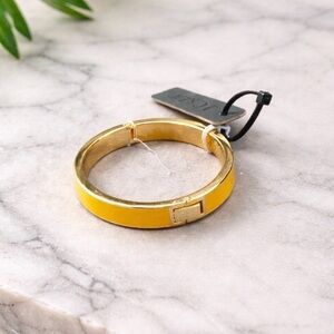 NWT J.Crew Yellow Enamel Bracelet